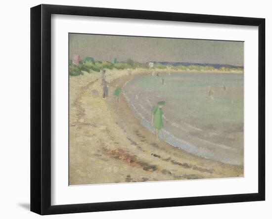 Studland Beach, 1911 (Oil on Canvas)-Roger Eliot Fry-Framed Giclee Print