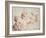 Study, 1716-1718-Jean-Antoine Watteau-Framed Giclee Print