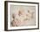 Study, 1716-1718-Jean-Antoine Watteau-Framed Giclee Print