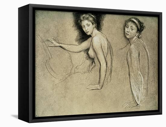 Study, 1895-Edward John Poynter-Framed Premier Image Canvas