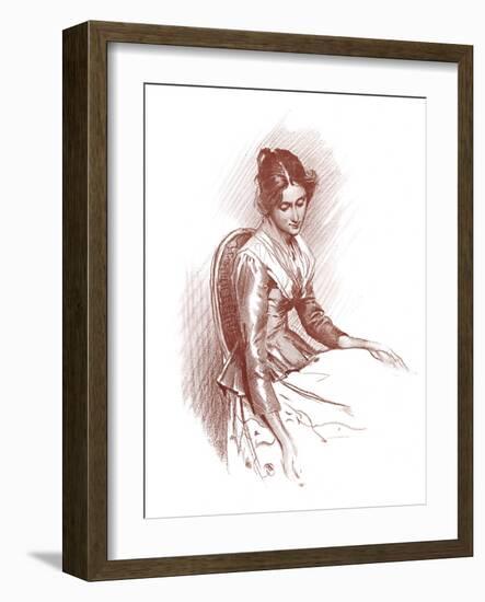 Study, 1901-Gabriel Nicolet-Framed Giclee Print