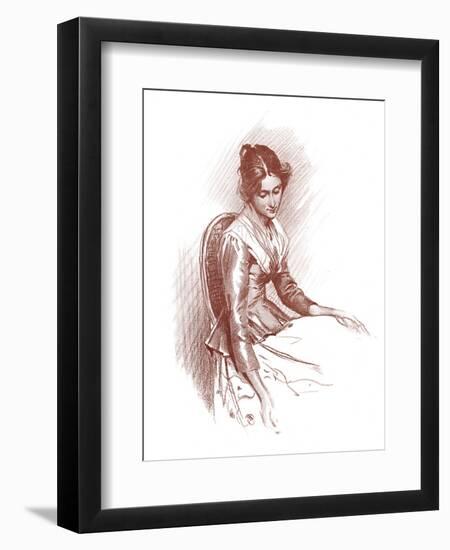 Study, 1901-Gabriel Nicolet-Framed Giclee Print