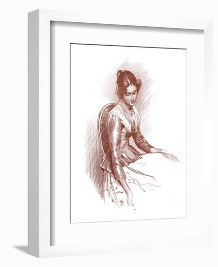 Study, 1901-Gabriel Nicolet-Framed Giclee Print