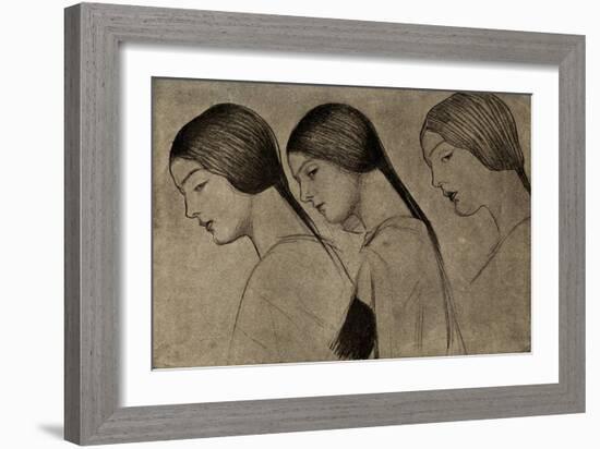 Study, 1901-Marianne Stokes-Framed Giclee Print