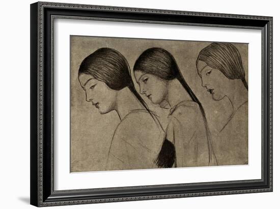 Study, 1901-Marianne Stokes-Framed Giclee Print