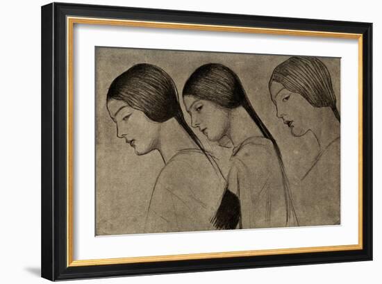 Study, 1901-Marianne Stokes-Framed Giclee Print