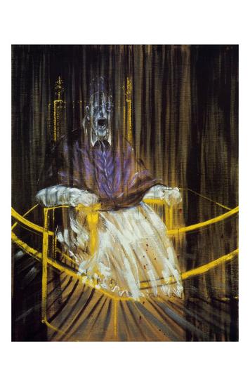 'Study after Velazquez's Portrait of of Pope Innocent X, c.1953' Art Print - Francis Bacon | Art.com