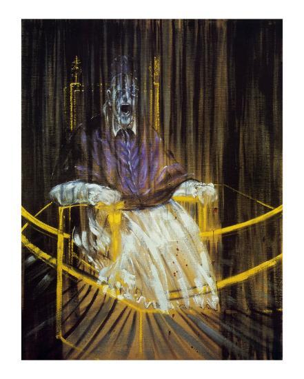 Study after Velazquez's Portrait of of Pope Innocent X, c.1953 Art Print by Francis Bacon | Art.com