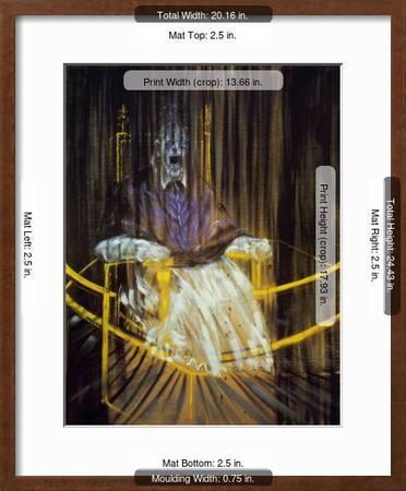 Study After Velazquez S Portrait Of Of Pope Innocent X C 1953 Art Print Francis Bacon Art Com