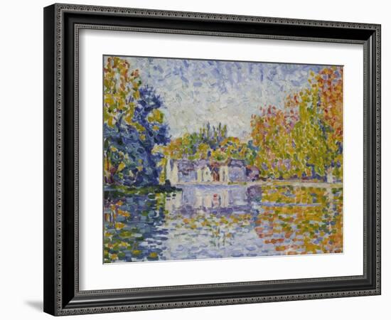 Study at the Seine, 1902(?)-Paul Signac-Framed Giclee Print