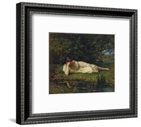 Study at the water's edge, 1864 by Berthe Morisot-Berthe Morisot-Framed Giclee Print