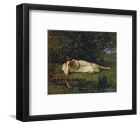 Study at the water's edge, 1864 by Berthe Morisot-Berthe Morisot-Framed Giclee Print