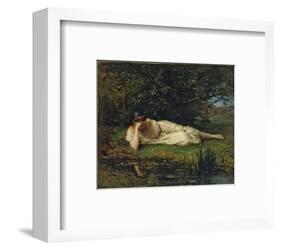 Study at the water's edge, 1864 by Berthe Morisot-Berthe Morisot-Framed Giclee Print