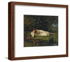 Study at the water's edge, 1864 by Berthe Morisot-Berthe Morisot-Framed Giclee Print