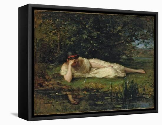 Study at the water's edge, 1864 by Berthe Morisot-Berthe Morisot-Framed Premier Image Canvas