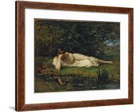 Study at the water's edge, 1864 by Berthe Morisot-Berthe Morisot-Framed Giclee Print