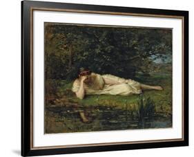 Study at the water's edge, 1864 by Berthe Morisot-Berthe Morisot-Framed Giclee Print