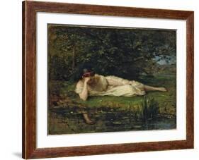 Study at the water's edge, 1864 by Berthe Morisot-Berthe Morisot-Framed Giclee Print