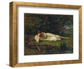 Study at the water's edge, 1864 by Berthe Morisot-Berthe Morisot-Framed Giclee Print