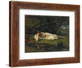 Study at the water's edge, 1864 by Berthe Morisot-Berthe Morisot-Framed Giclee Print