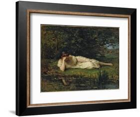 Study at the water's edge, 1864 by Berthe Morisot-Berthe Morisot-Framed Giclee Print