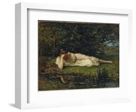 Study at the water's edge, 1864 by Berthe Morisot-Berthe Morisot-Framed Giclee Print