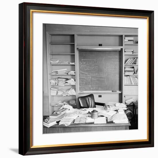 Study Belonging to Albert Einstein-Ralph Morse-Framed Premium Photographic Print