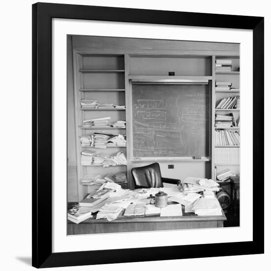 Study Belonging to Albert Einstein-Ralph Morse-Framed Premium Photographic Print