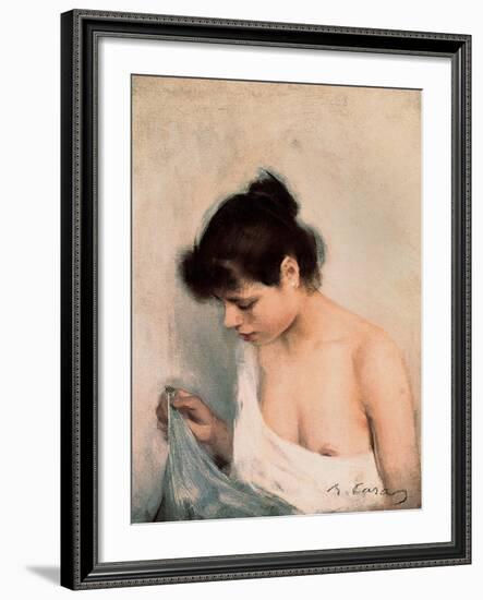 Study, C.1893-Ramon Casas i Carbo-Framed Giclee Print