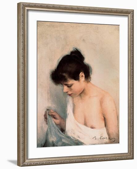 Study, C.1893-Ramon Casas i Carbo-Framed Giclee Print