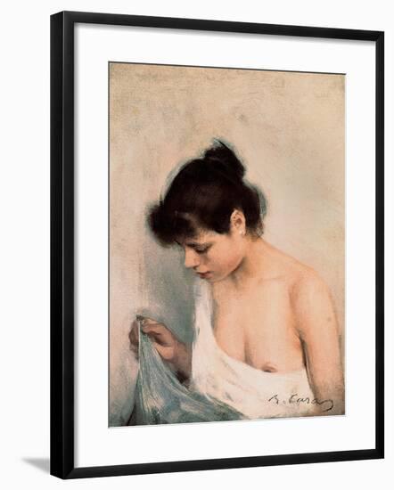Study, C.1893-Ramon Casas i Carbo-Framed Giclee Print