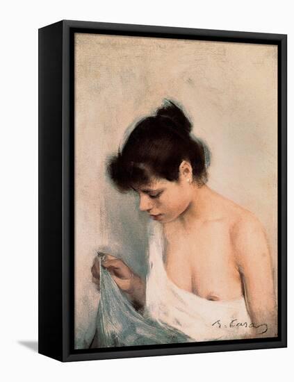 Study, C.1893-Ramon Casas i Carbo-Framed Premier Image Canvas