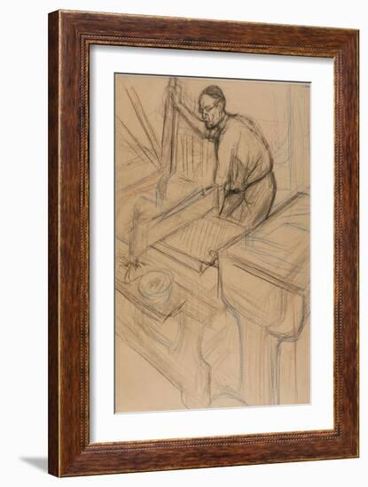 Study, C.1893-Henri de Toulouse-Lautrec-Framed Giclee Print