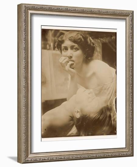 Study for a decorative panel, 1908-Alphonse Marie Mucha-Framed Photographic Print