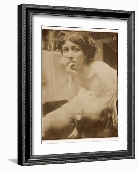 Study for a decorative panel, 1908-Alphonse Marie Mucha-Framed Photographic Print