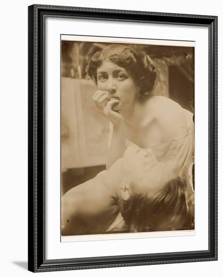 Study for a decorative panel, 1908-Alphonse Marie Mucha-Framed Photographic Print