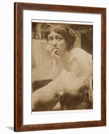 Study for a decorative panel, 1908-Alphonse Marie Mucha-Framed Photographic Print