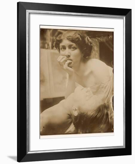 Study for a decorative panel, 1908-Alphonse Marie Mucha-Framed Photographic Print