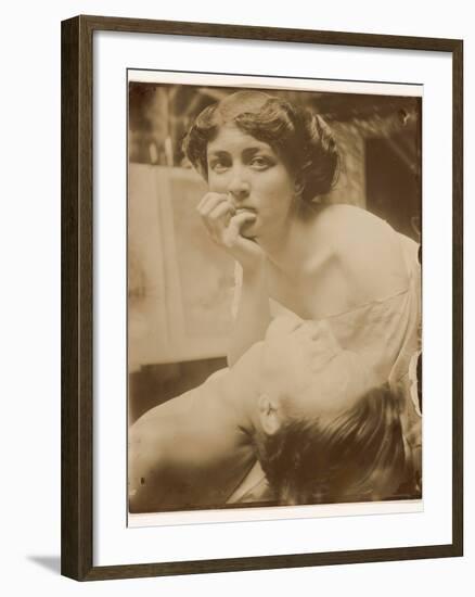 Study for a decorative panel, 1908-Alphonse Marie Mucha-Framed Photographic Print