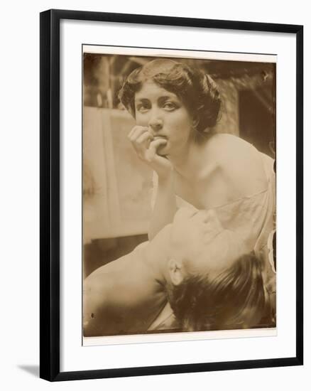 Study for a decorative panel, 1908-Alphonse Marie Mucha-Framed Photographic Print