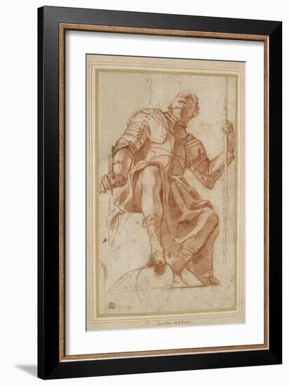 Study for a Knight of Malta-Mattia Preti-Framed Giclee Print