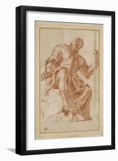 Study for a Knight of Malta-Mattia Preti-Framed Giclee Print