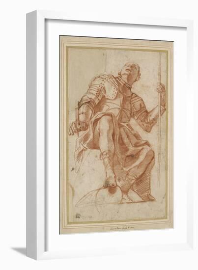 Study for a Knight of Malta-Mattia Preti-Framed Giclee Print