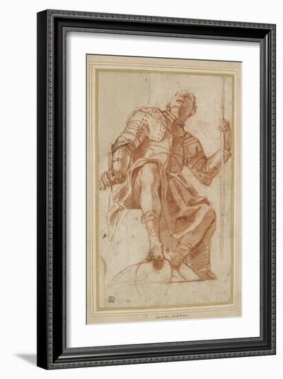 Study for a Knight of Malta-Mattia Preti-Framed Giclee Print