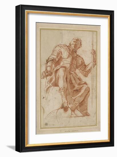 Study for a Knight of Malta-Mattia Preti-Framed Giclee Print