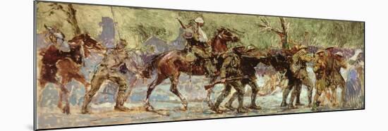 Study for a Mural, c.1918-Sir Alfred Munnings-Mounted Giclee Print