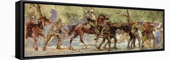 Study for a Mural, c.1918-Sir Alfred Munnings-Framed Premier Image Canvas