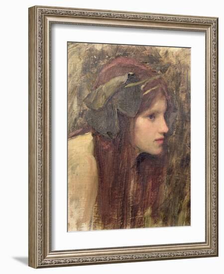 Study For a Naiad-John William Waterhouse-Framed Giclee Print