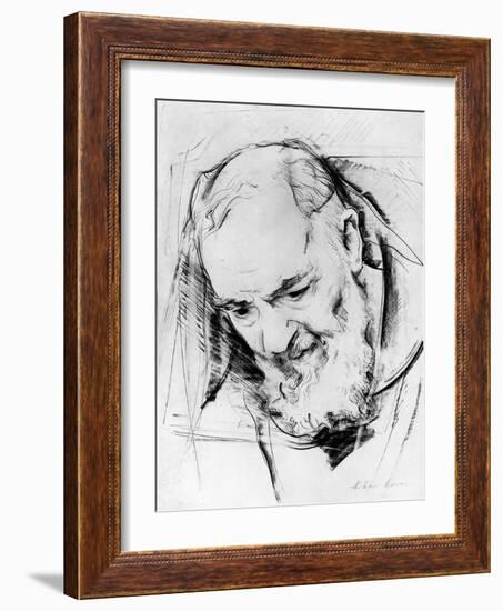 Study for a Padre Pio Monument, 1979-80-Antonio Ciccone-Framed Giclee Print