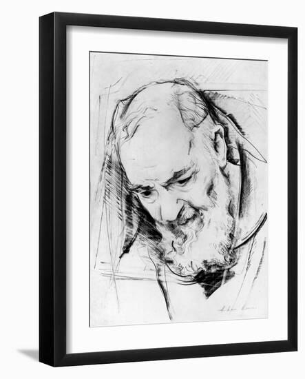 Study for a Padre Pio Monument, 1979-80-Antonio Ciccone-Framed Giclee Print